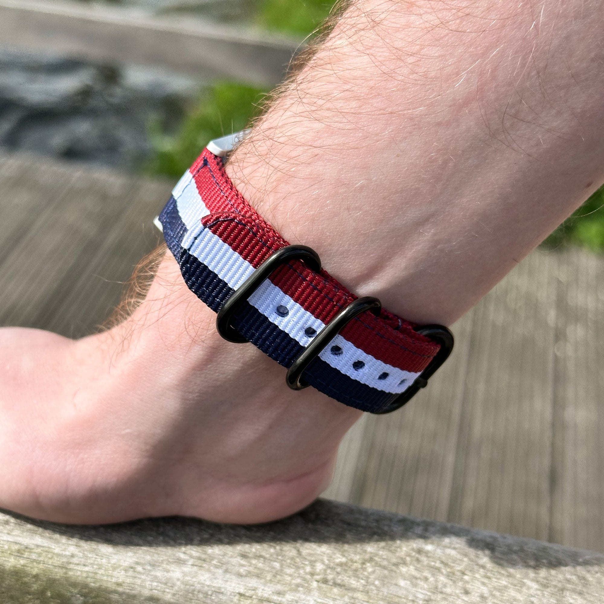 Amazfit Balance 2 nylon gesp bandje (3 kleurig)