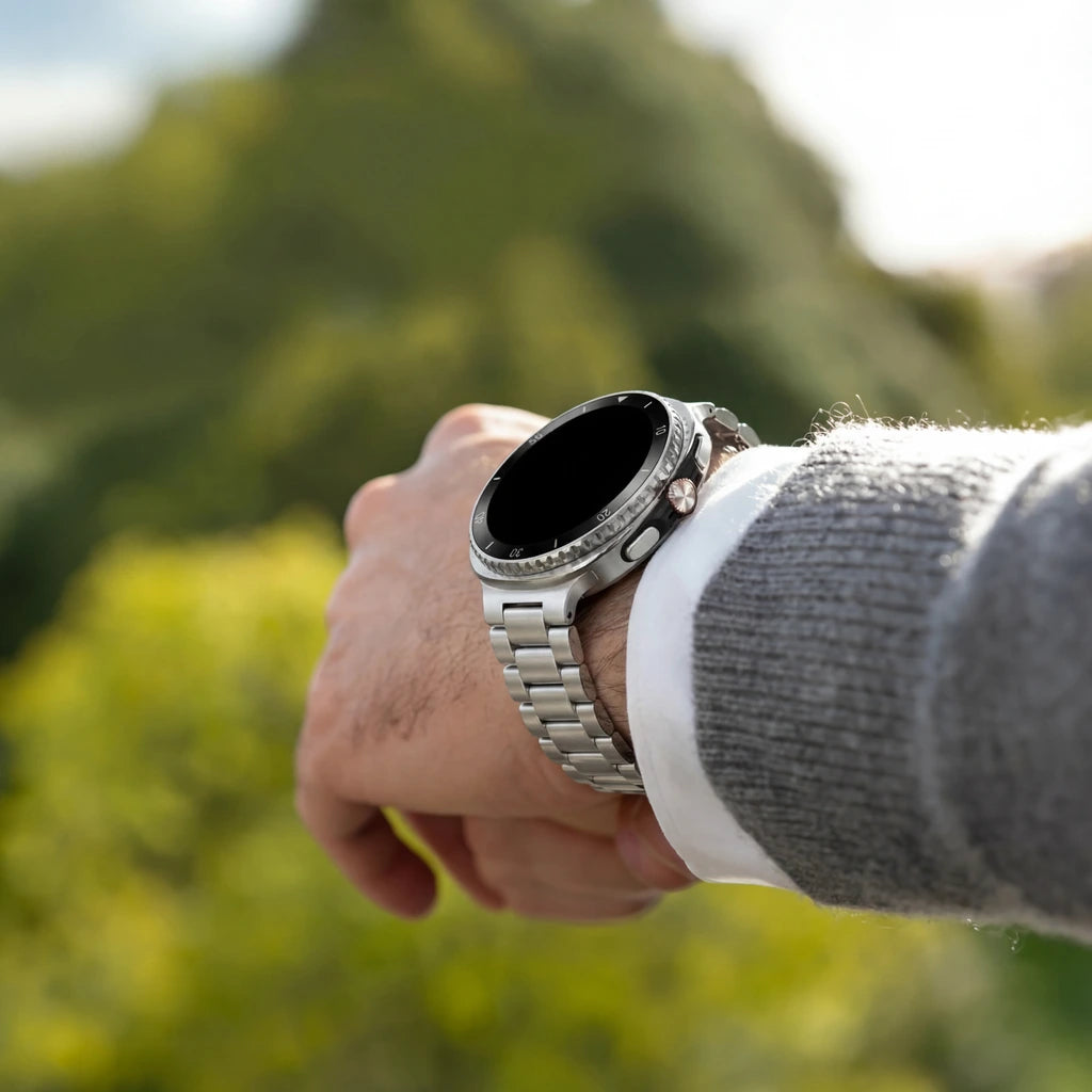 Samsung Galaxy Watch 8 Classic stalen bandje (zilver)