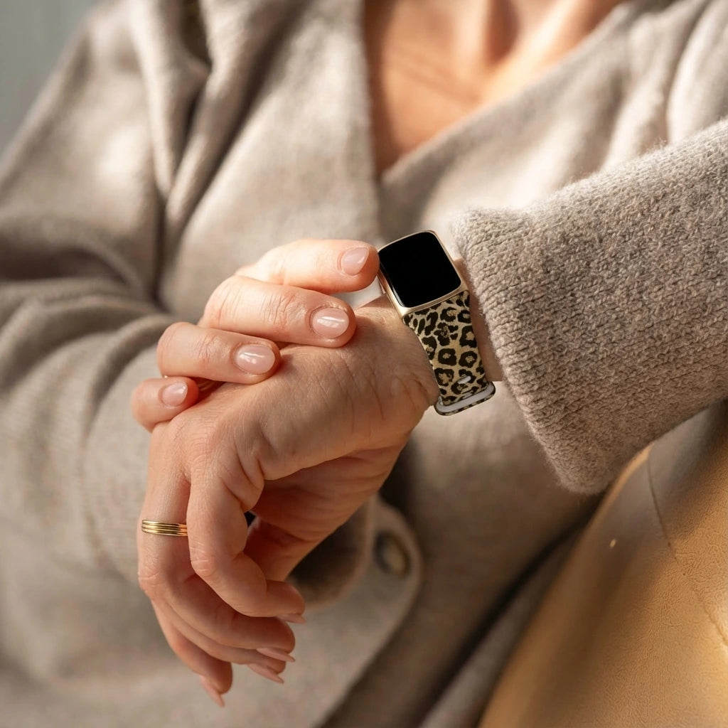 Lucky Leopard Fitbit Charge 5 bandje