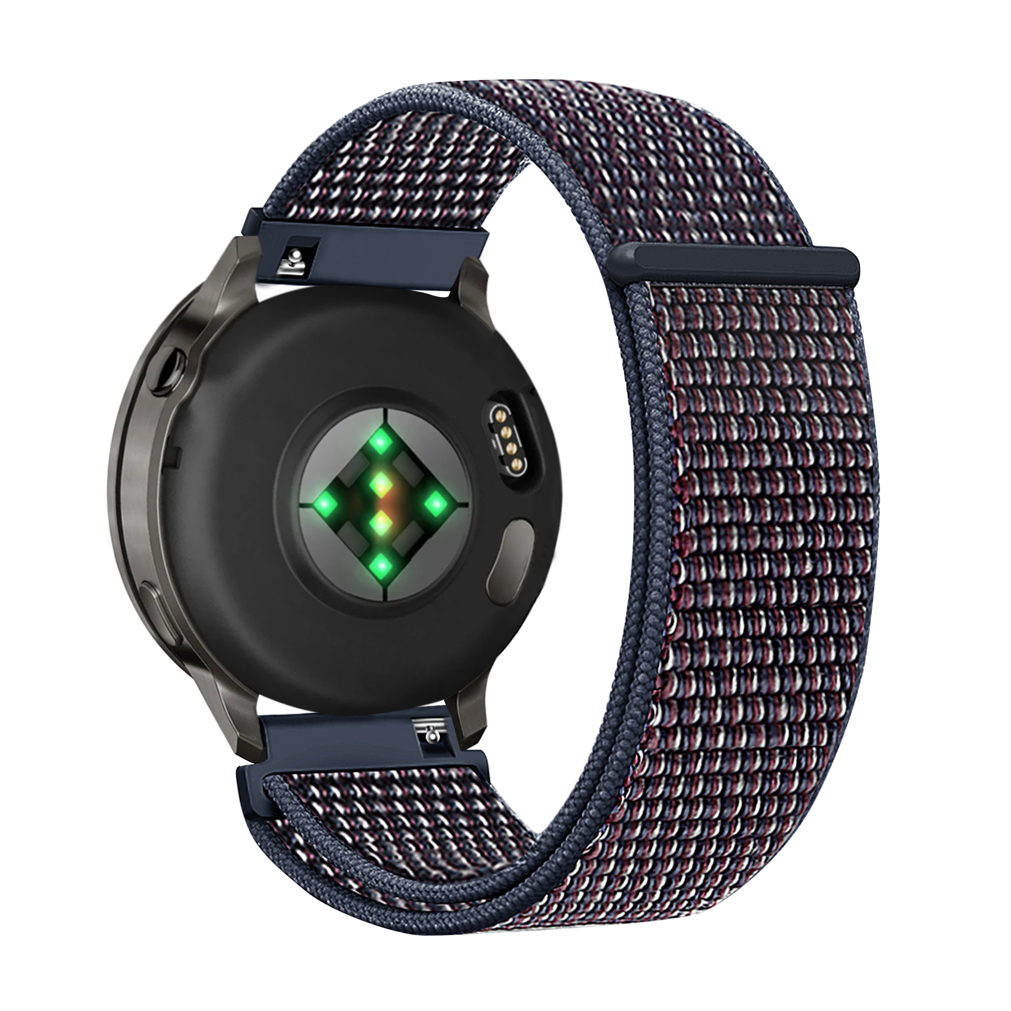 Bandz Garmin D2 Air X15 nylon loop band (indigo blauw)