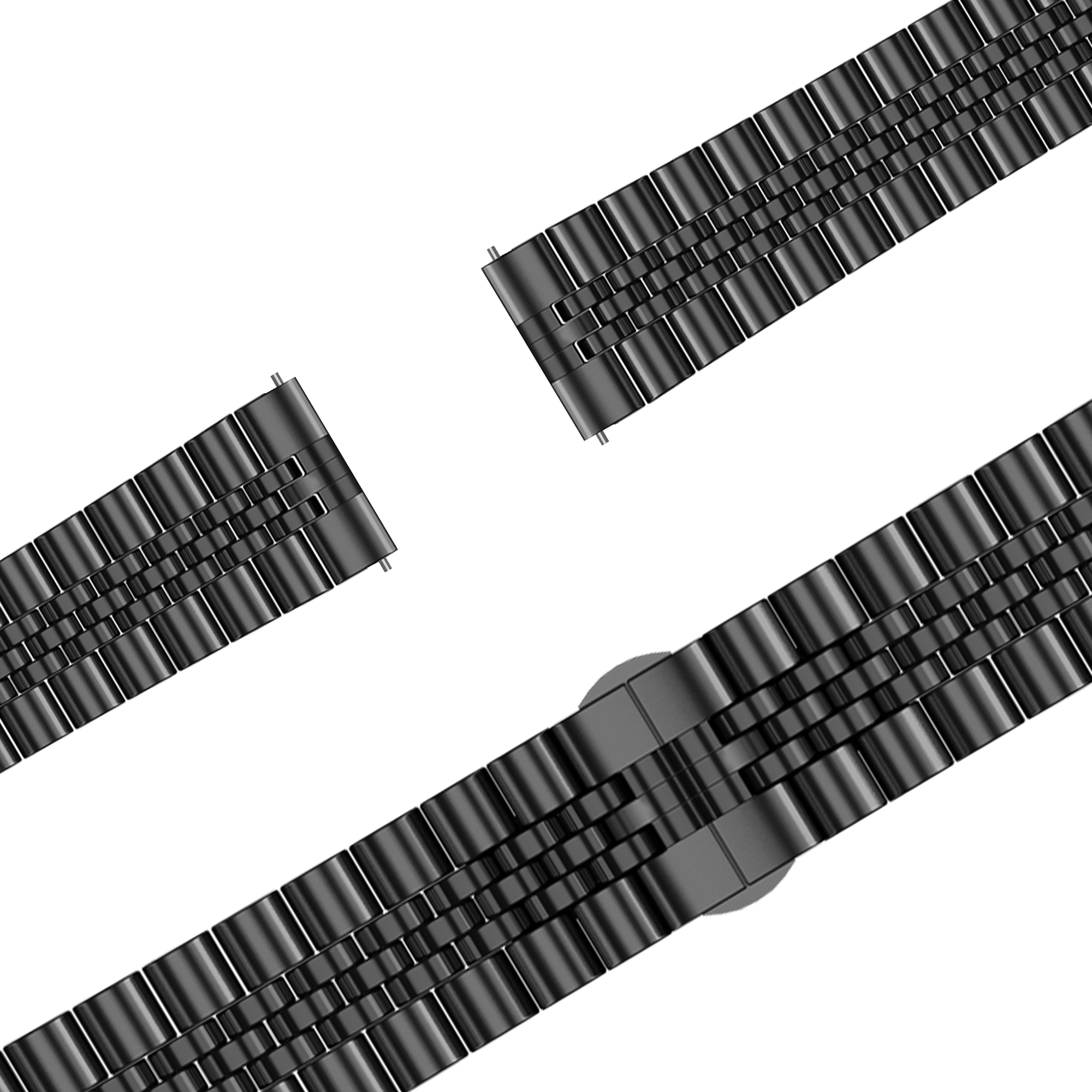 Bandz Garmin Venu 2s Steel Strap 'Jubilee' (Black)