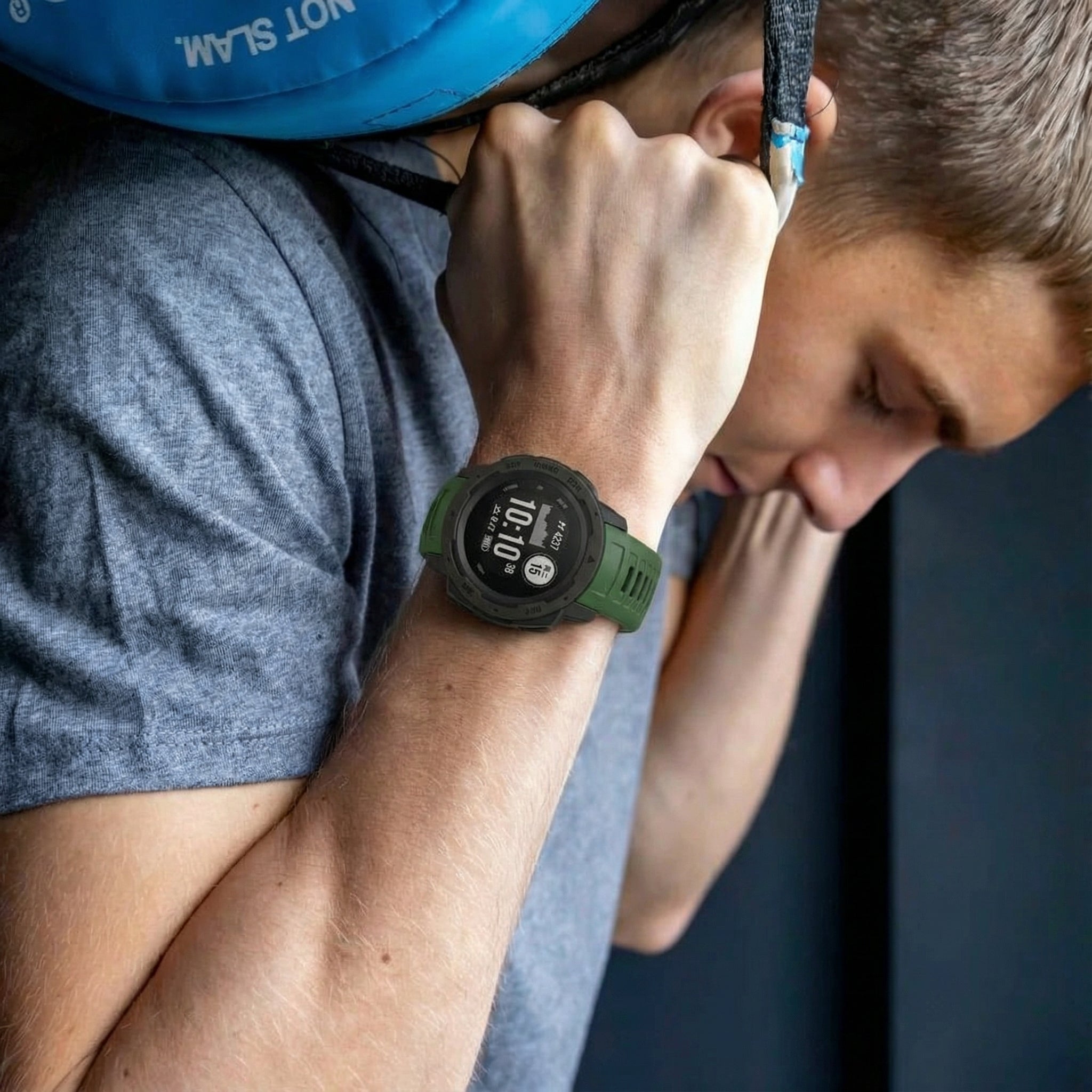 Garmin Instinct 1 / 2 siliconen bandje (groen)