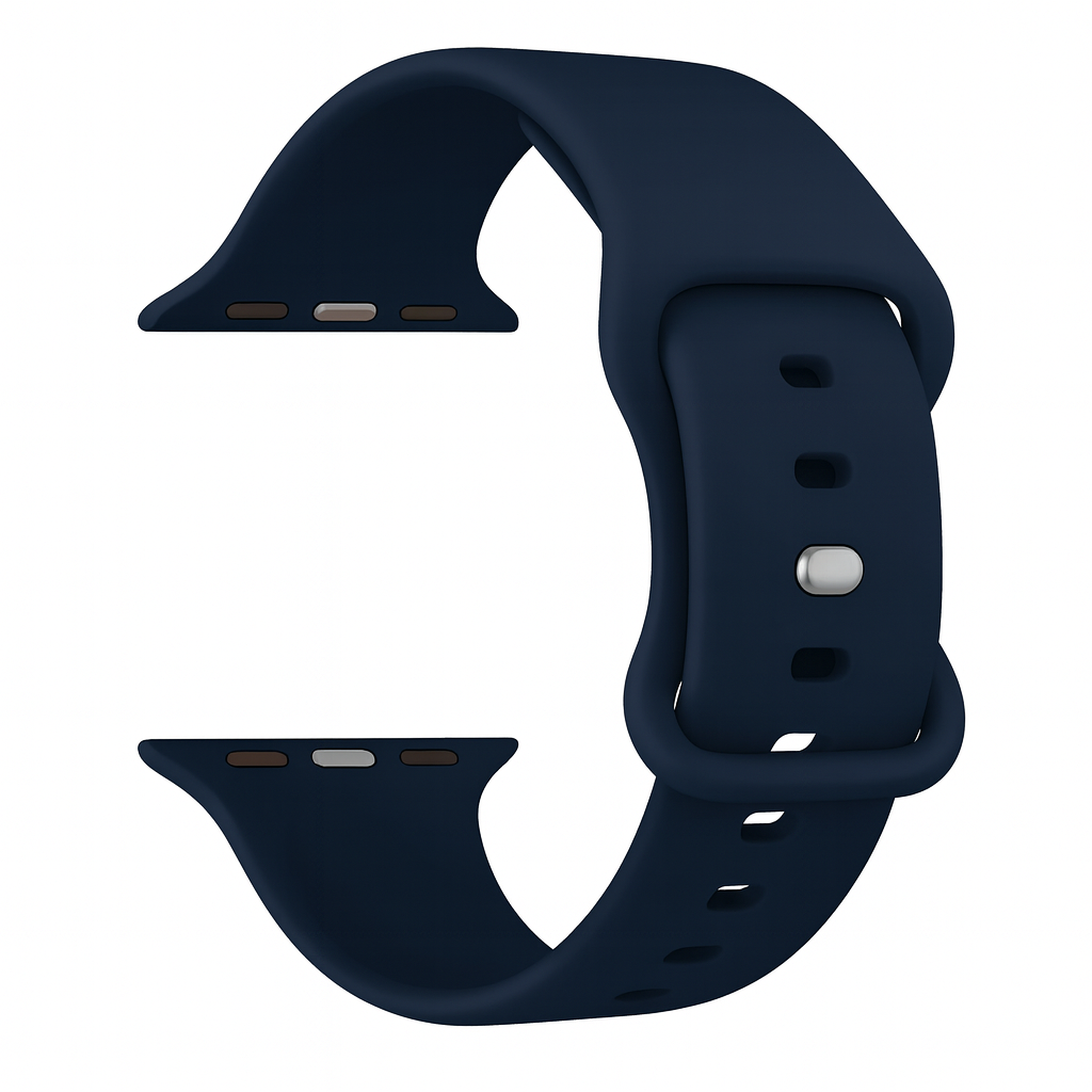 Apple Watch siliconen bandje (donkerblauw)