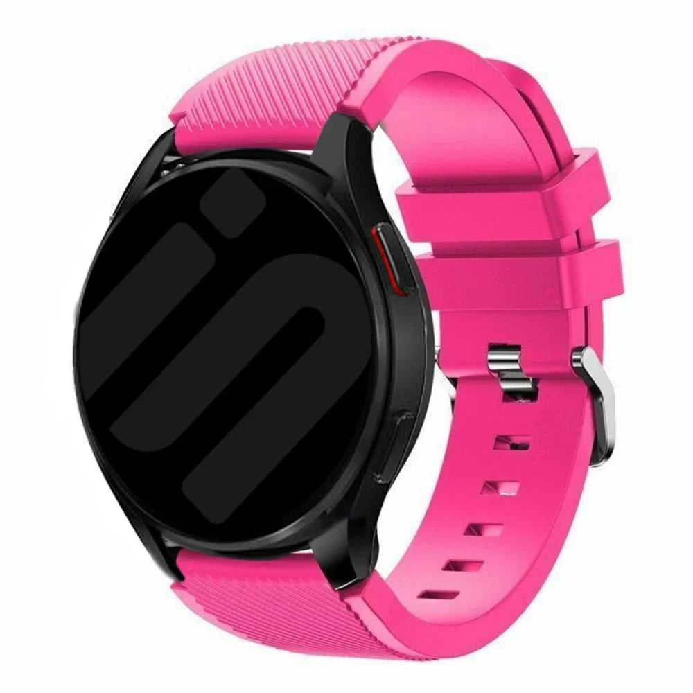 Amazfit Cheetah (Pro) twill siliconen bandje (knalroze)