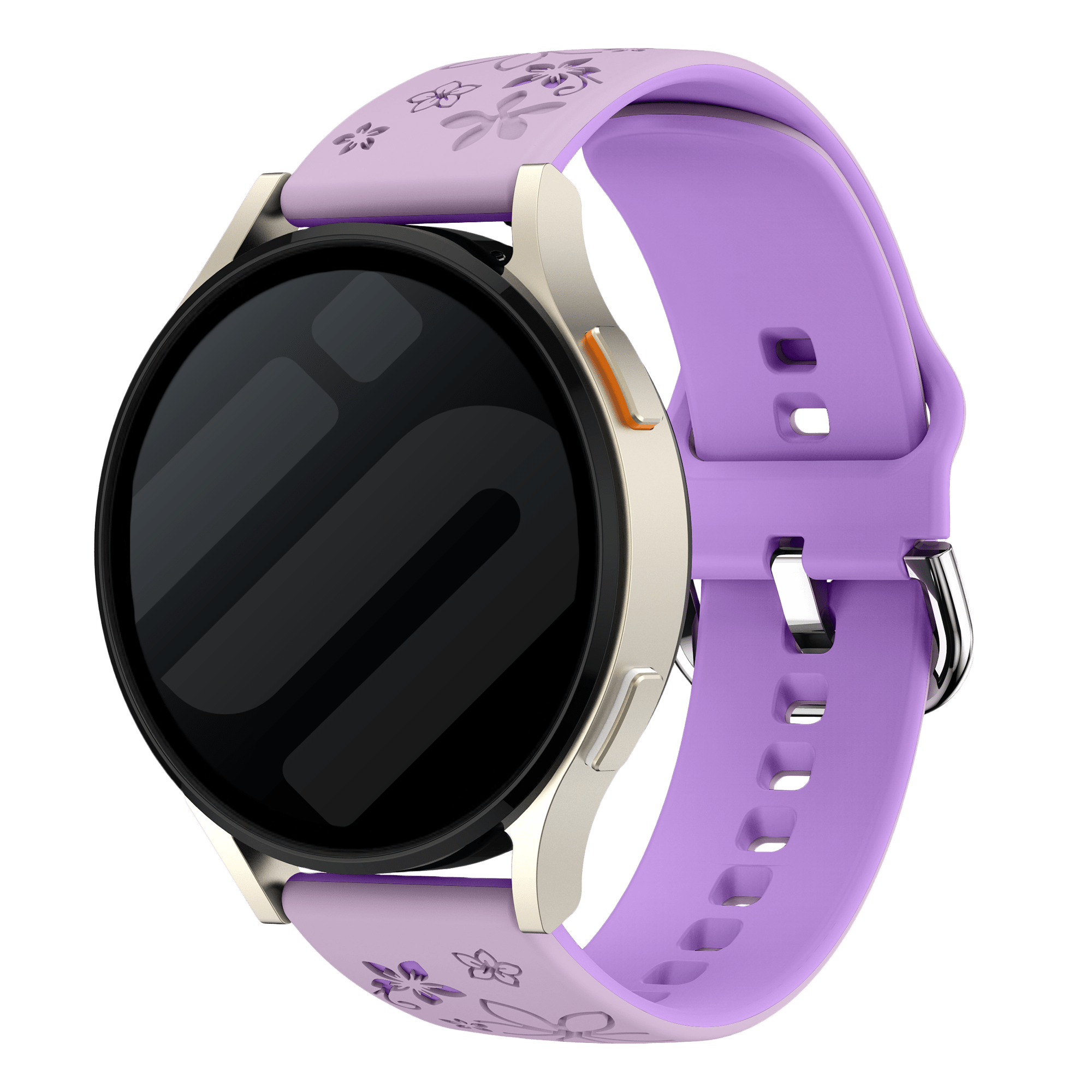 Amazfit GTS 4 Flower silicone band (lavendel/paars)
