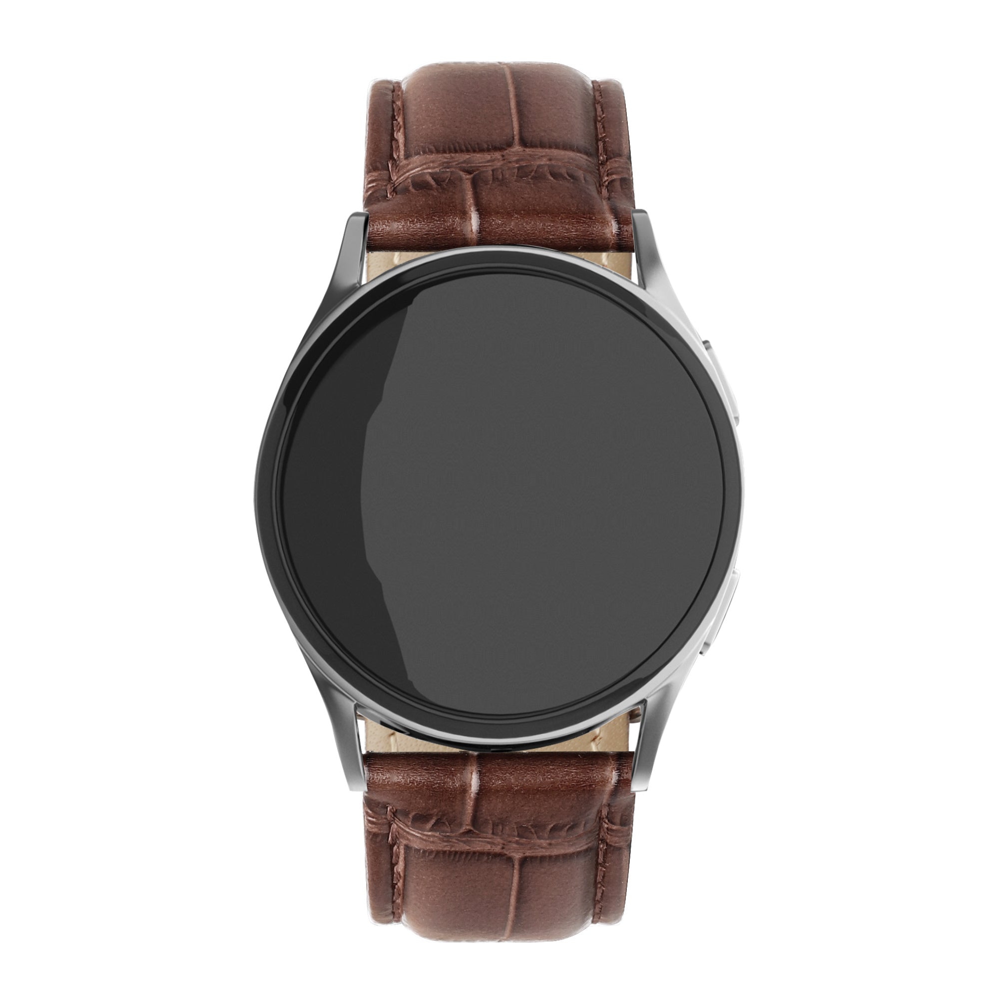 Withings Steel HR Sport Crocodile leren grain band (bruin)