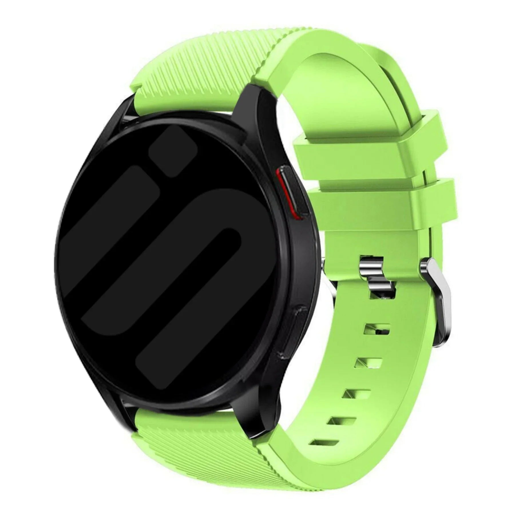 Coros Apex 42mm twill siliconen bandje (lichtgroen)
