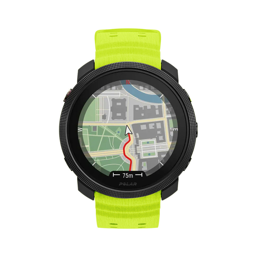 Polar Vantage V3 silicone grain band (lime)