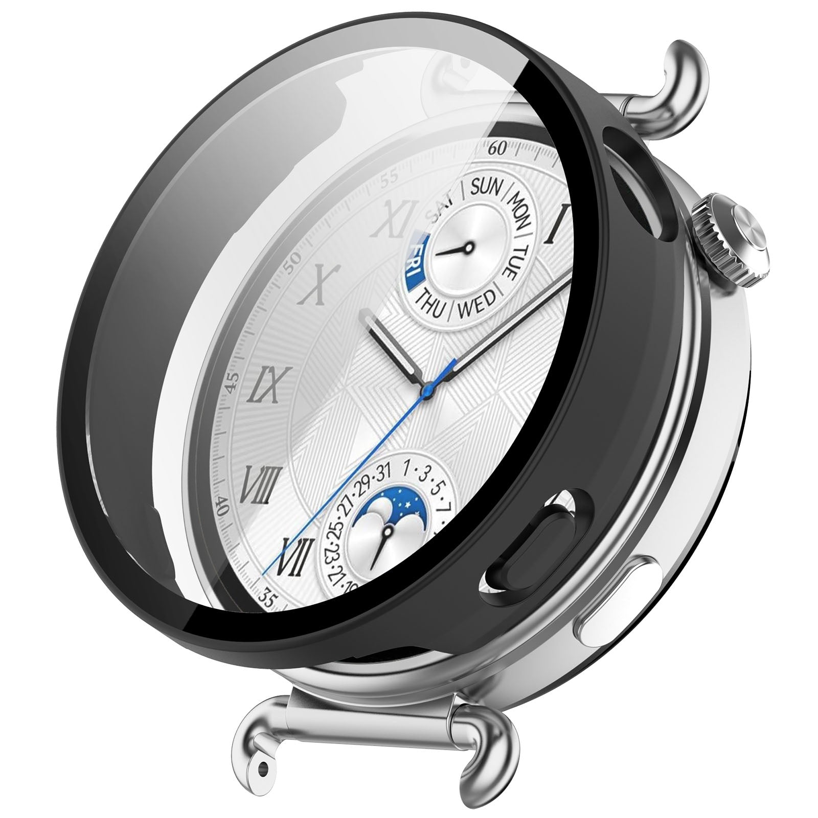 Huawei Watch GT 6 - 41mm hard case met glas (zwart)