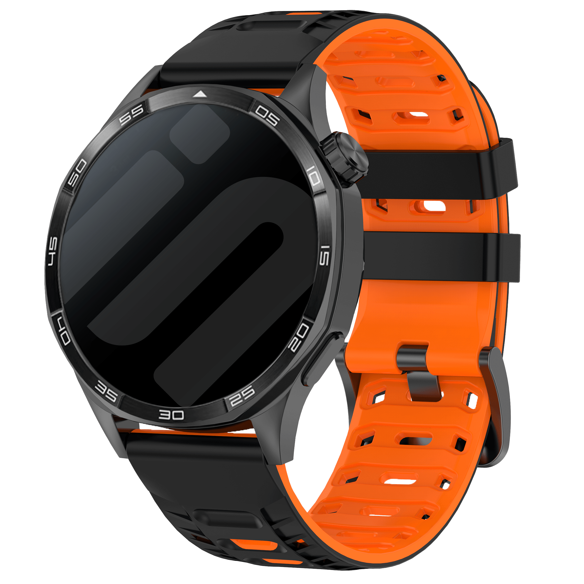 Suunto 9 Peak mecha sport band (zwart/oranje)