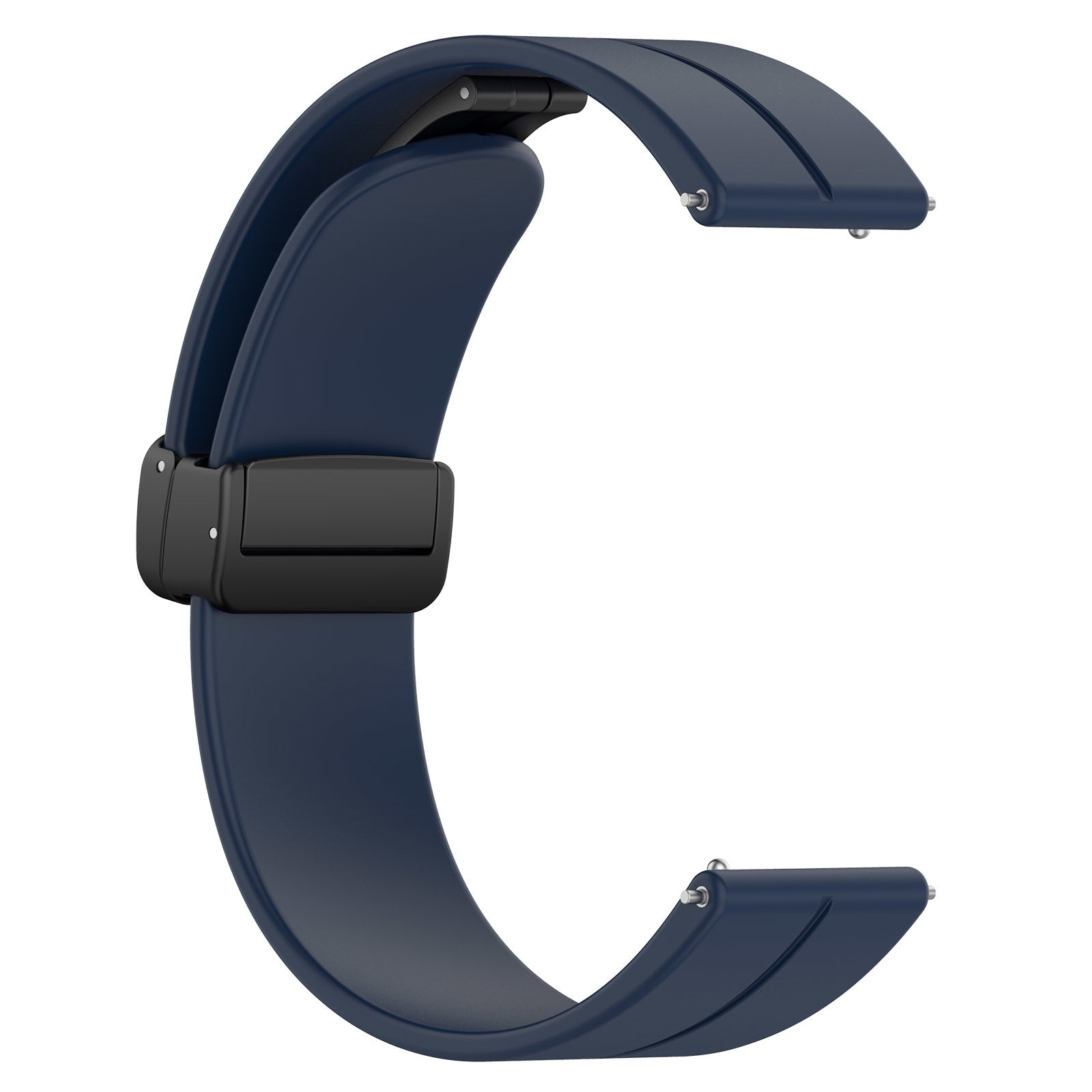 Amazfit Bip U (Pro) D-buckle siliconen bandje (donkerblauw)