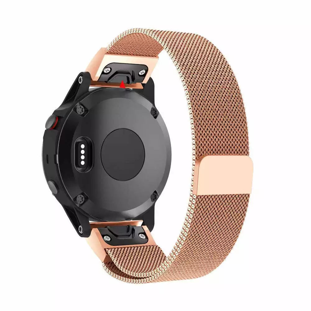 Garmin Approach S60 Milanese band (rosé goud)
