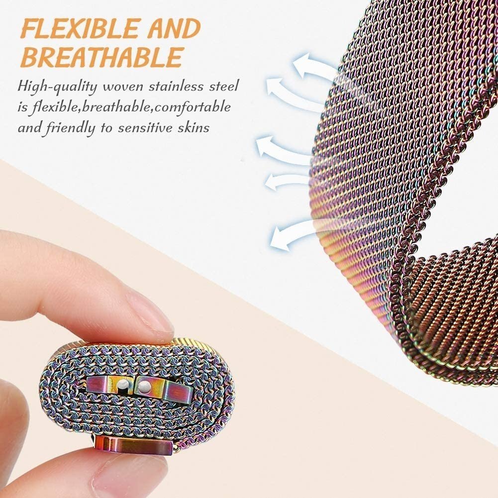 Redmi Watch 5 Lite Milanese band (regenboog)