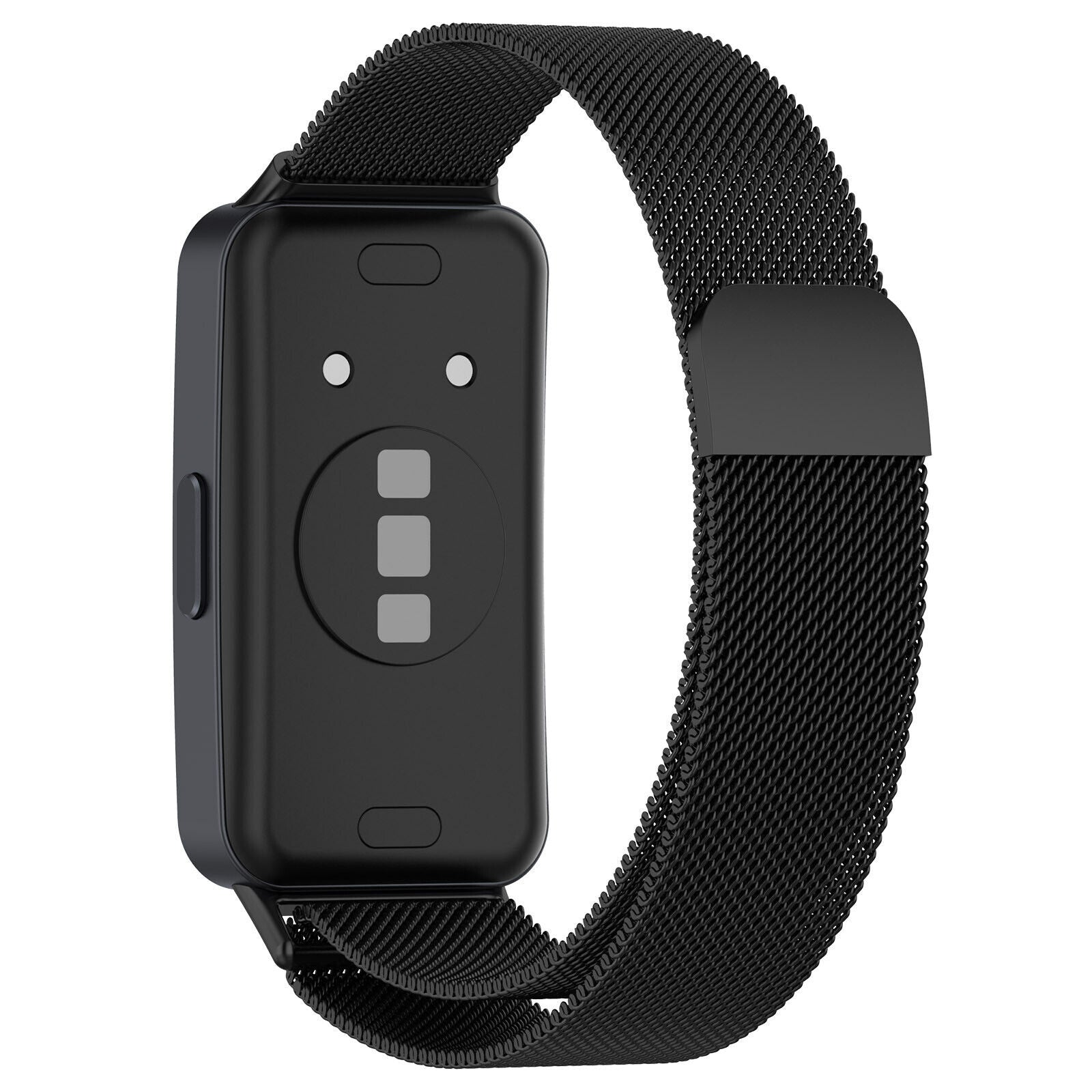 Huawei Band 10 Milanese band (zwart)