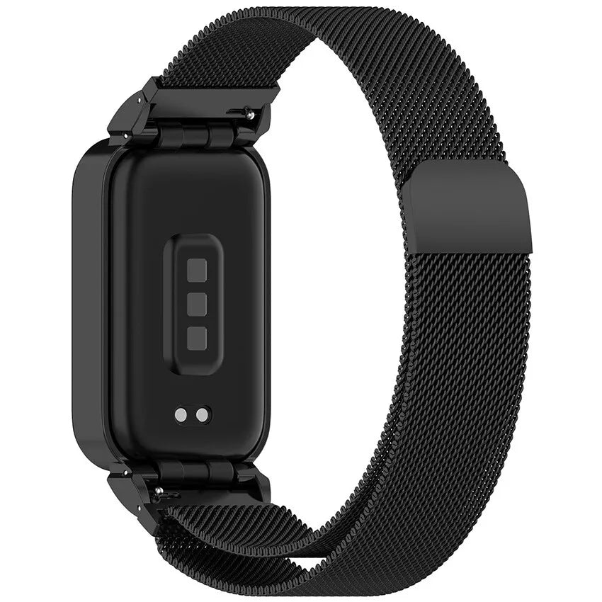 Xiaomi Smart Band 9 Active Milanese band (zwart)