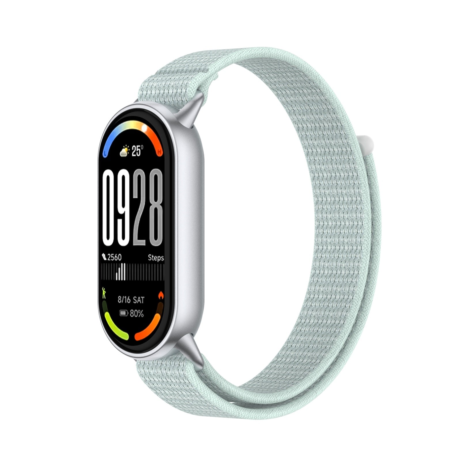 Xiaomi Smart Band 8 modern nylon band (cyaan)