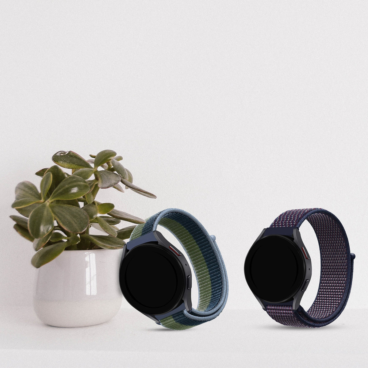 Oppo Watch X nylon bandje (moss green)