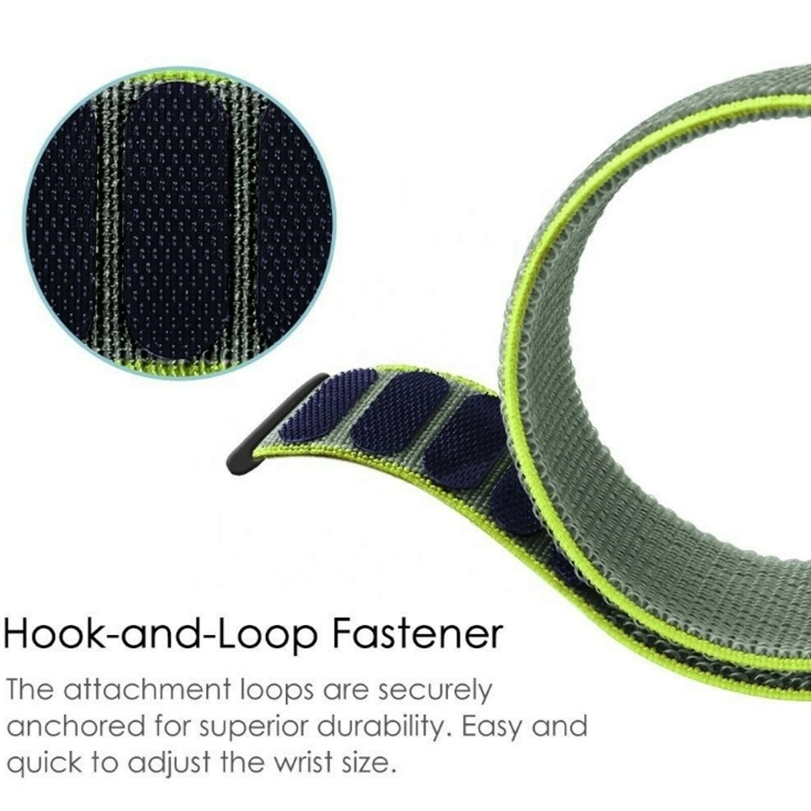 Redmi Watch 5 Lite nylon band (fluoriserend)