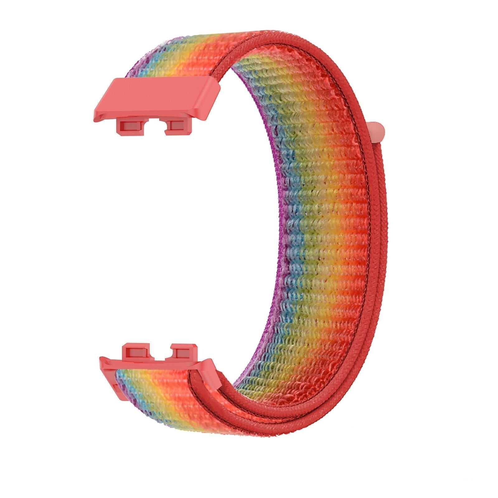 Huawei Band 10 nylon bandje (regenboog)