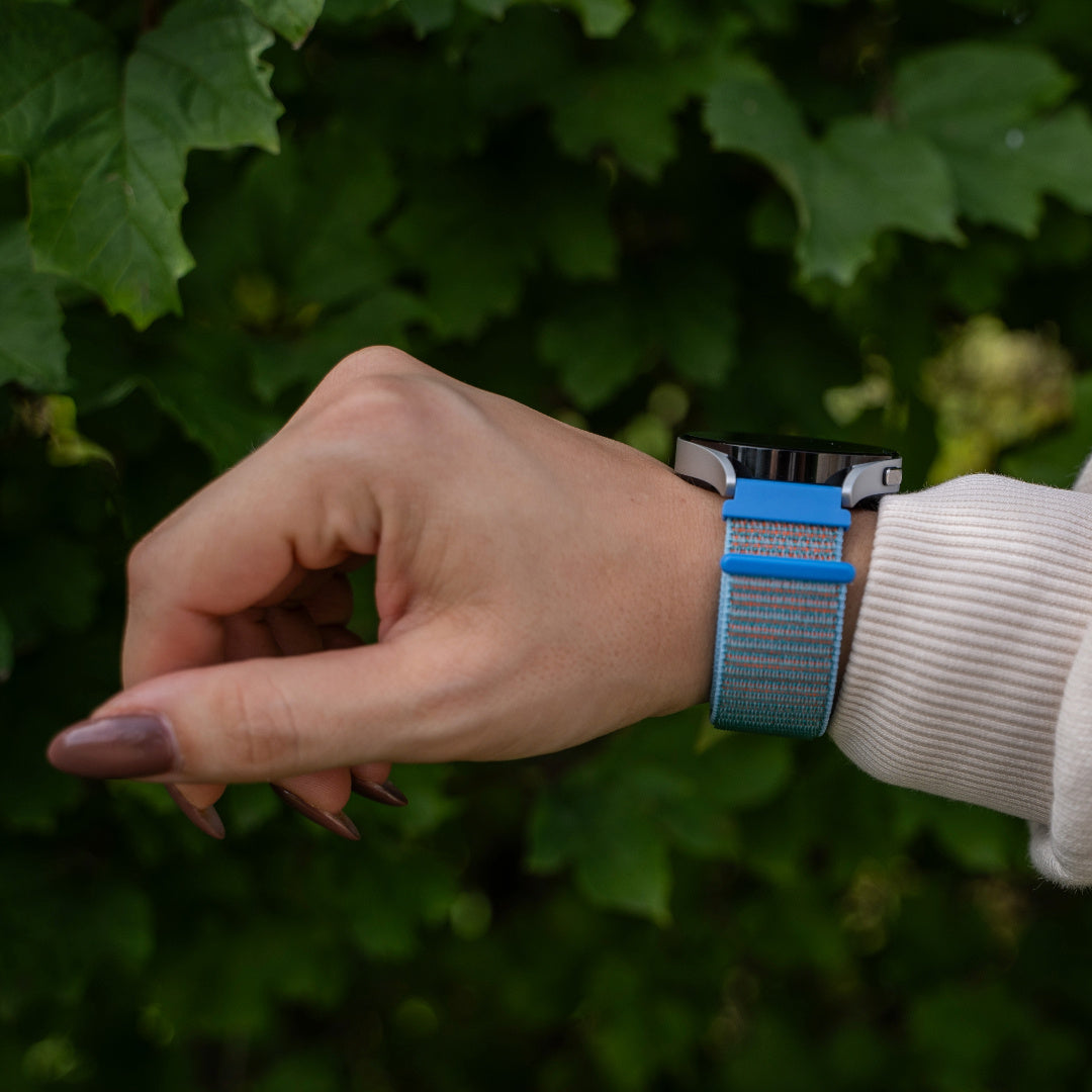 Amazfit Cheetah (Pro) nylon bandje (blauw)