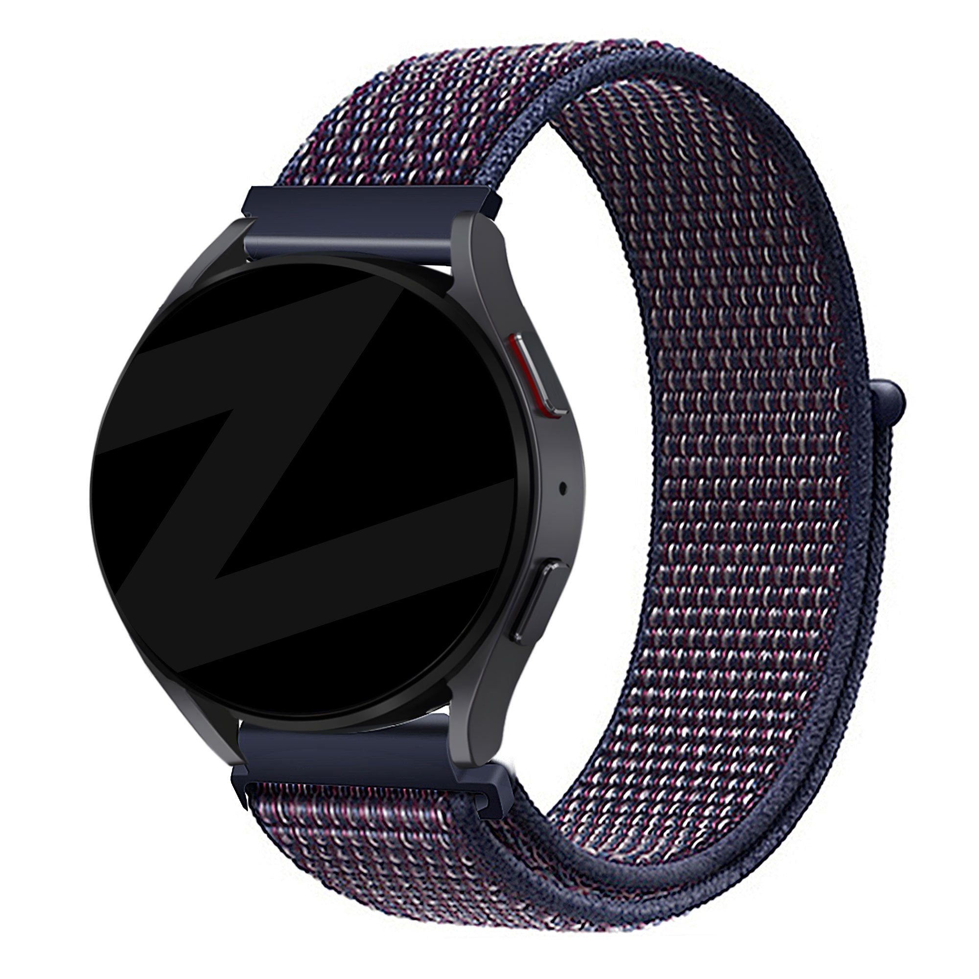 Bandz Garmin Forerunner 570 - 42mm Nylon Loop Strap (Indigo Blue)