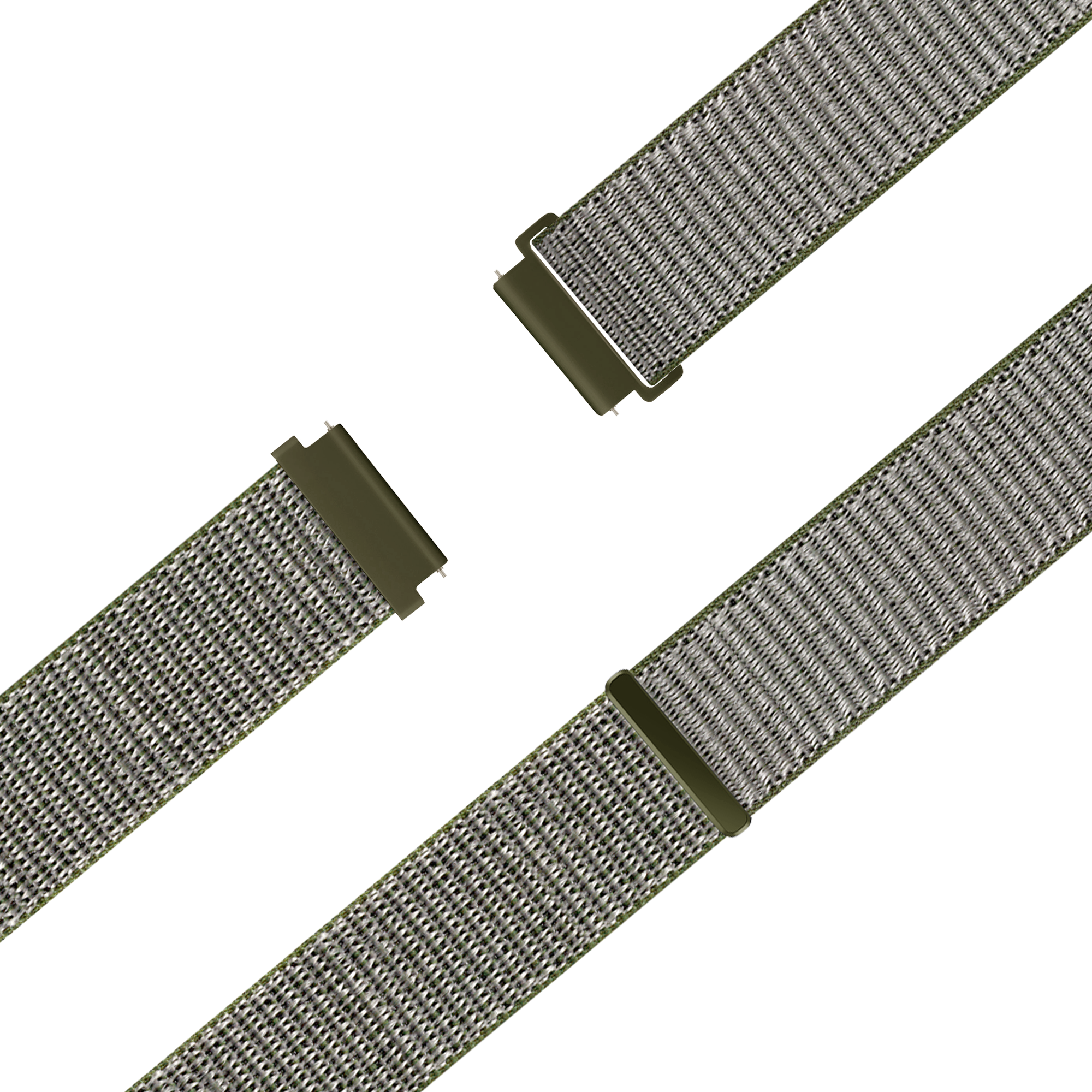 Bandz Garmin Approach S40 nylon loop band (olijfgroen)