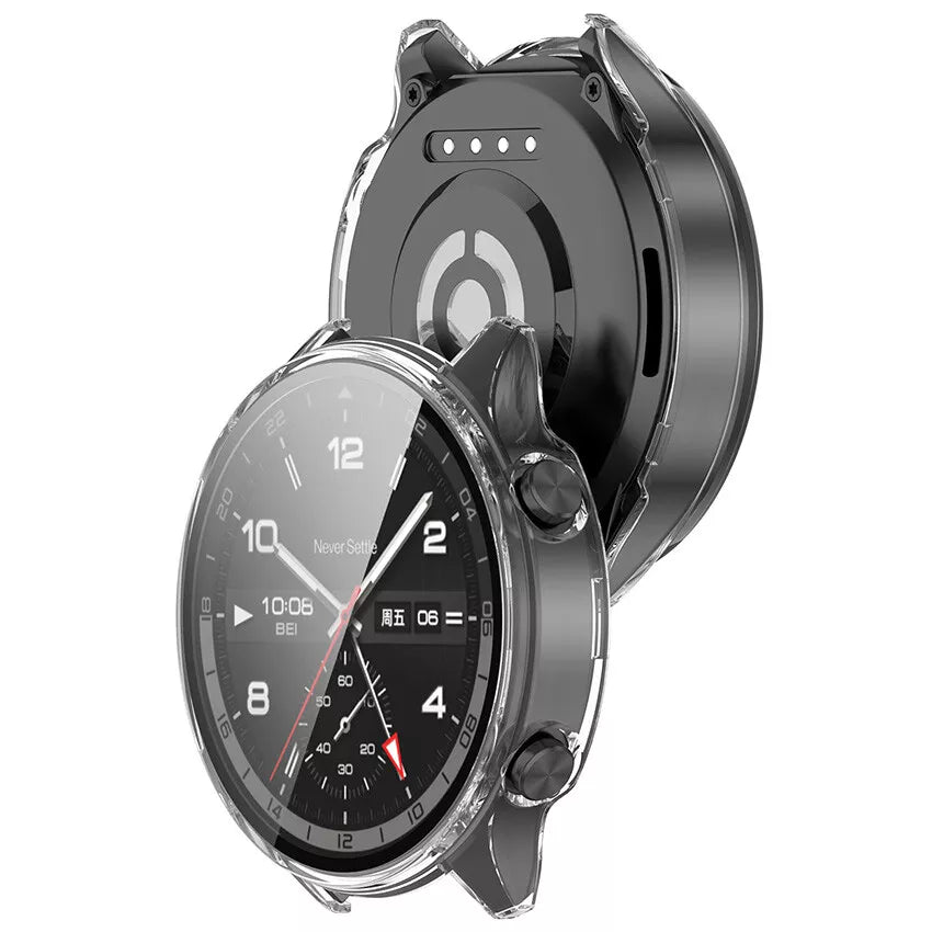 OnePlus Watch 2R PC case met glas (transparant)