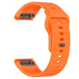 Garmin Instinct 3 - 45mm outdoor siliconen band (oranje)