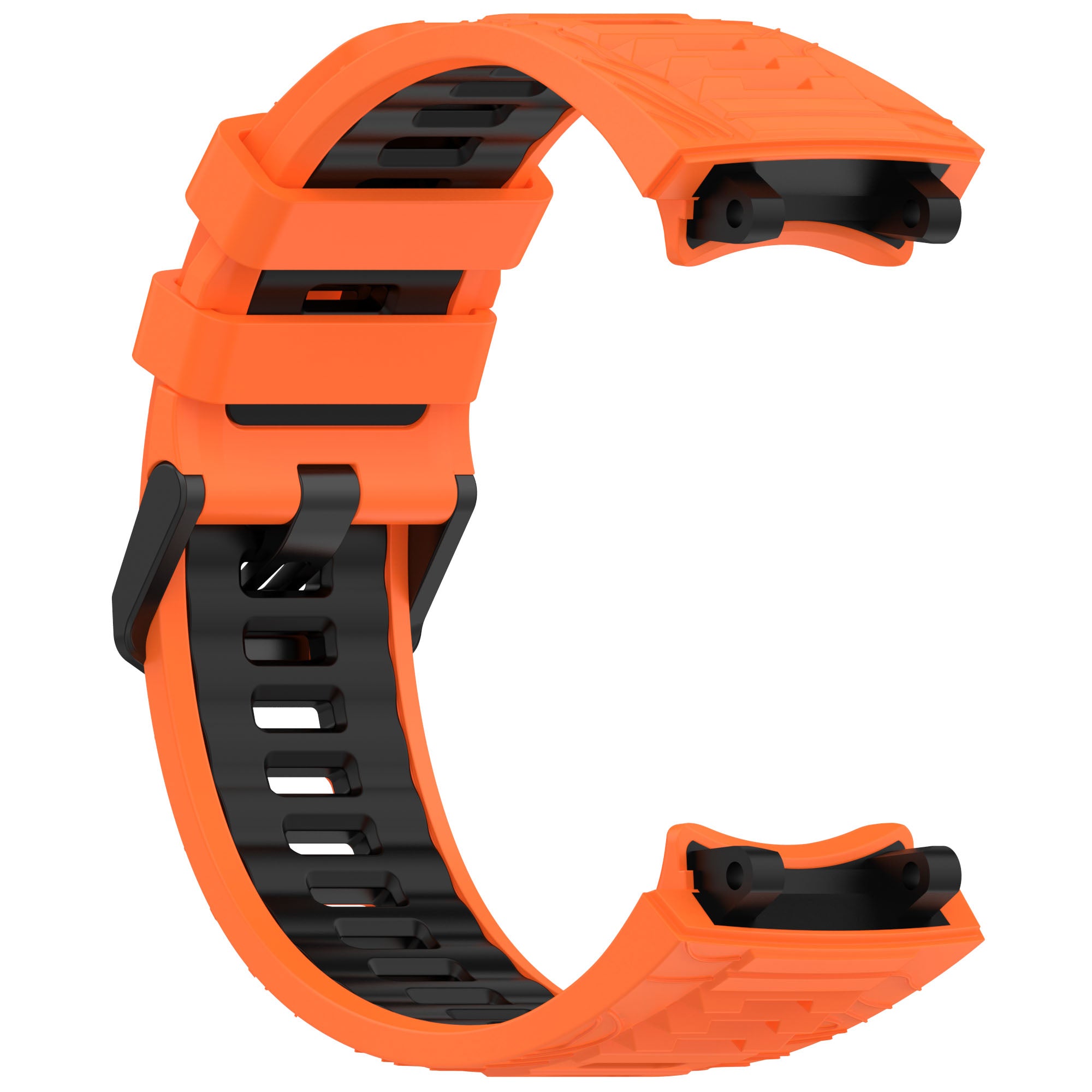 Amazfit T-Rex 3 siliconen sport bandje (oranje/zwart)