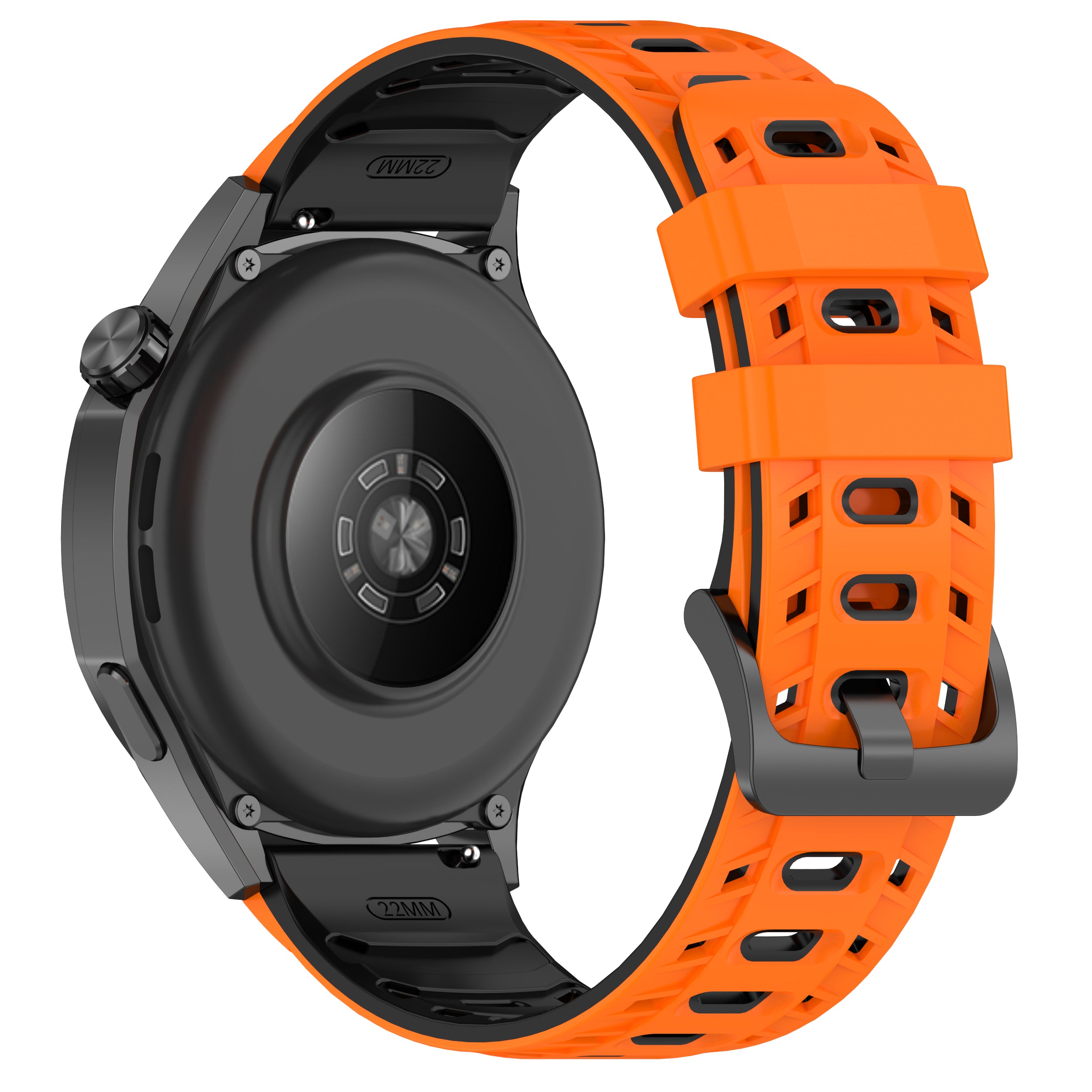 Suunto 9 Peak mecha sport band (oranje/zwart)