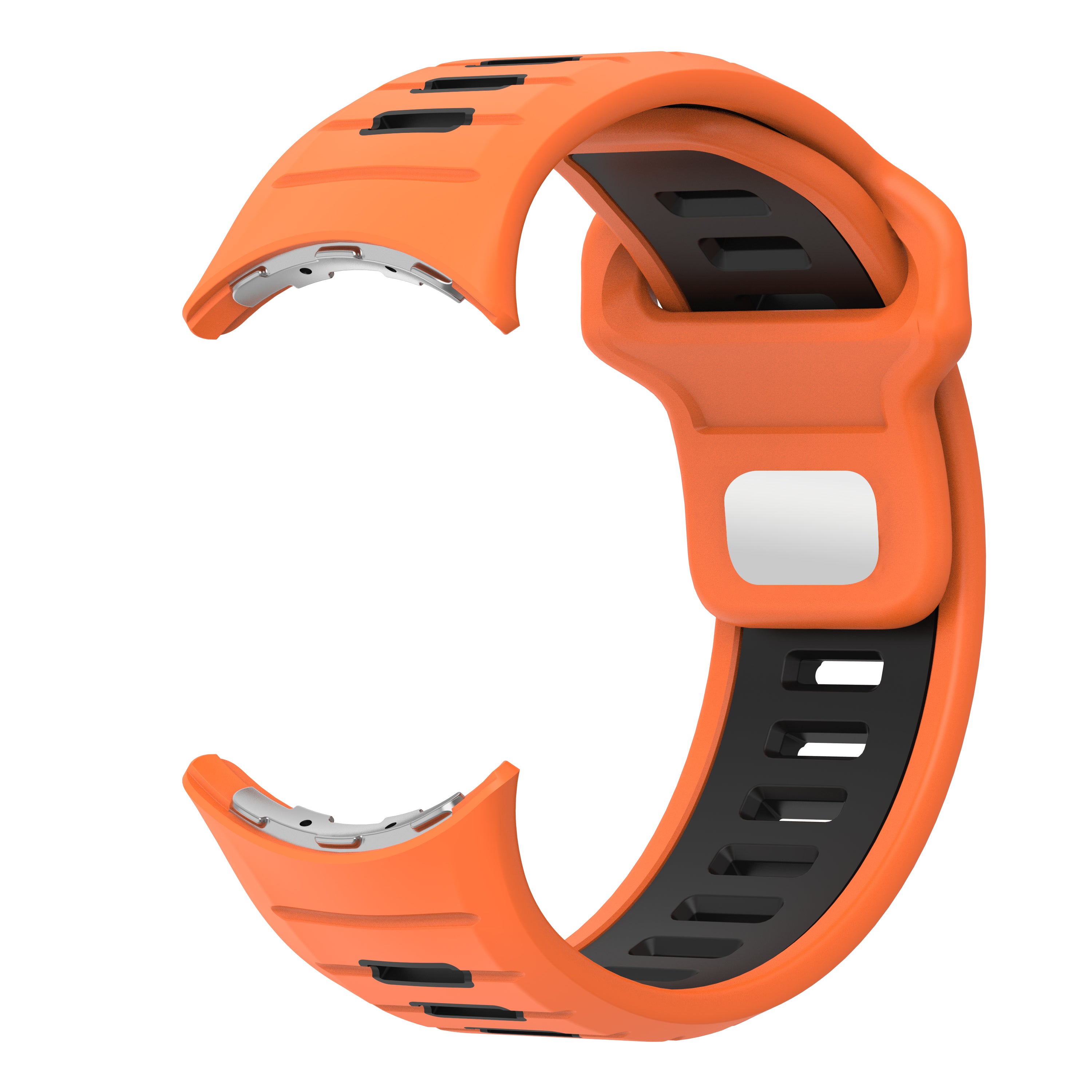 Google Pixel Watch 3 - 45mm sport duo band (oranje/zwart)