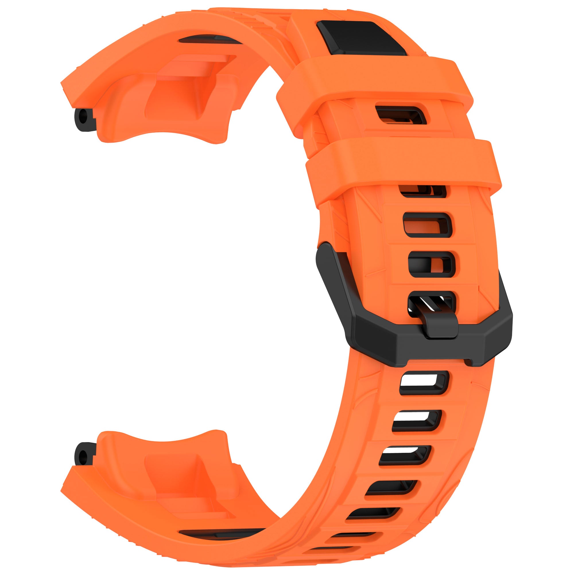 Amazfit T-Rex 3 siliconen sport bandje (oranje/zwart)