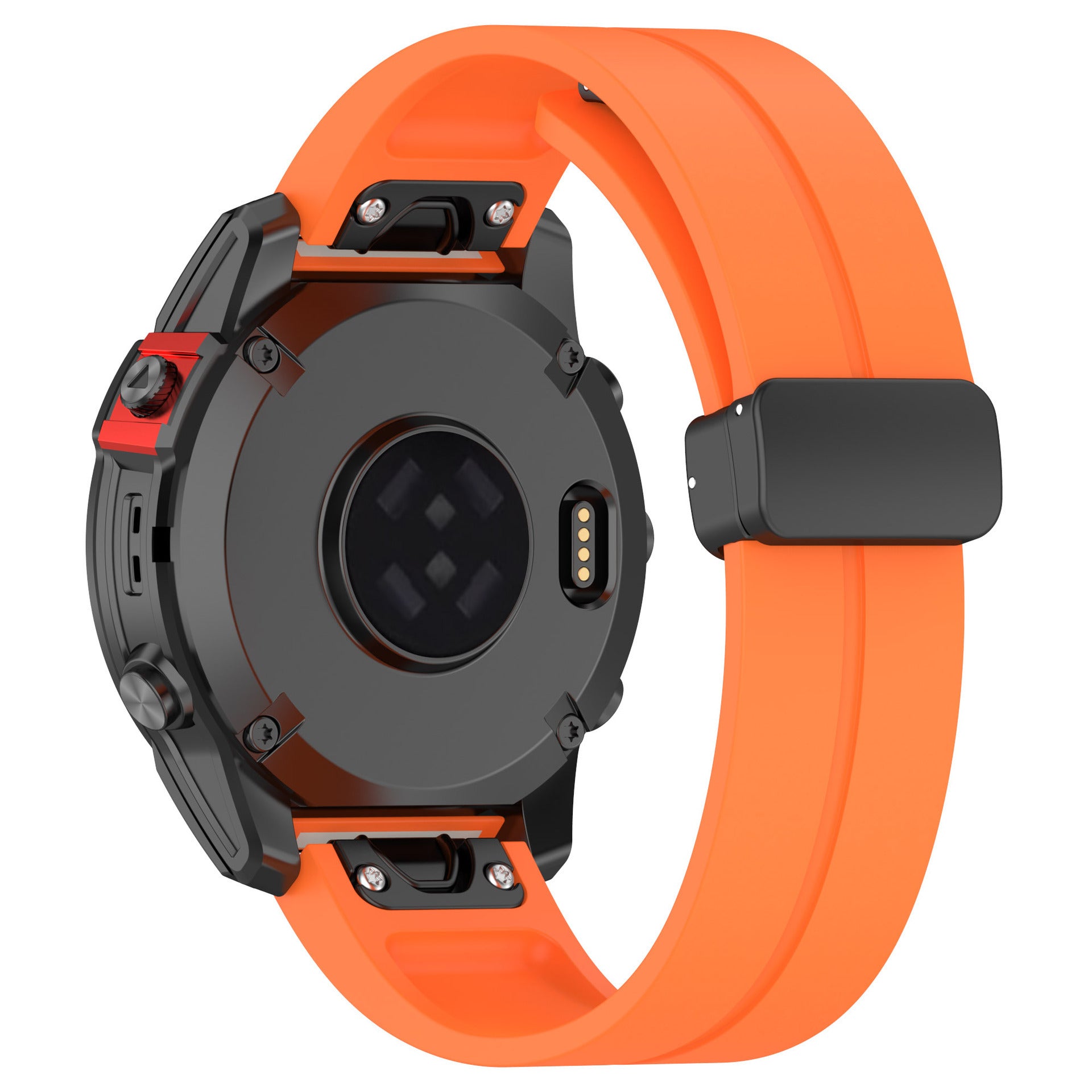 Garmin Epix Pro (Gen 2) 51mm sport band met D-buckle (oranje)
