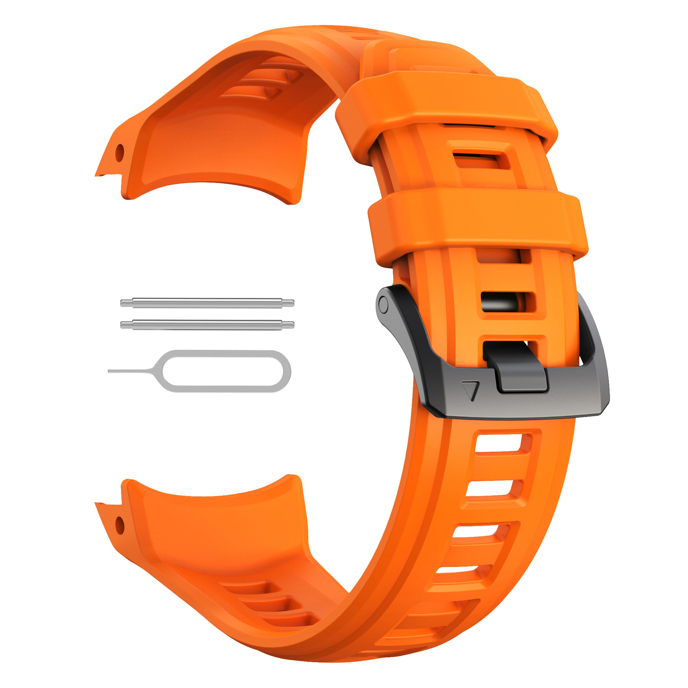 Garmin Instinct 3 - 45mm Silicone Strap 'Perfect Fit' (Orange)