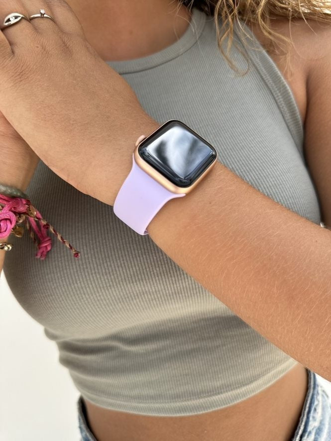 xoxo Wildhearts Apple Watch siliconen bandje (paars)
