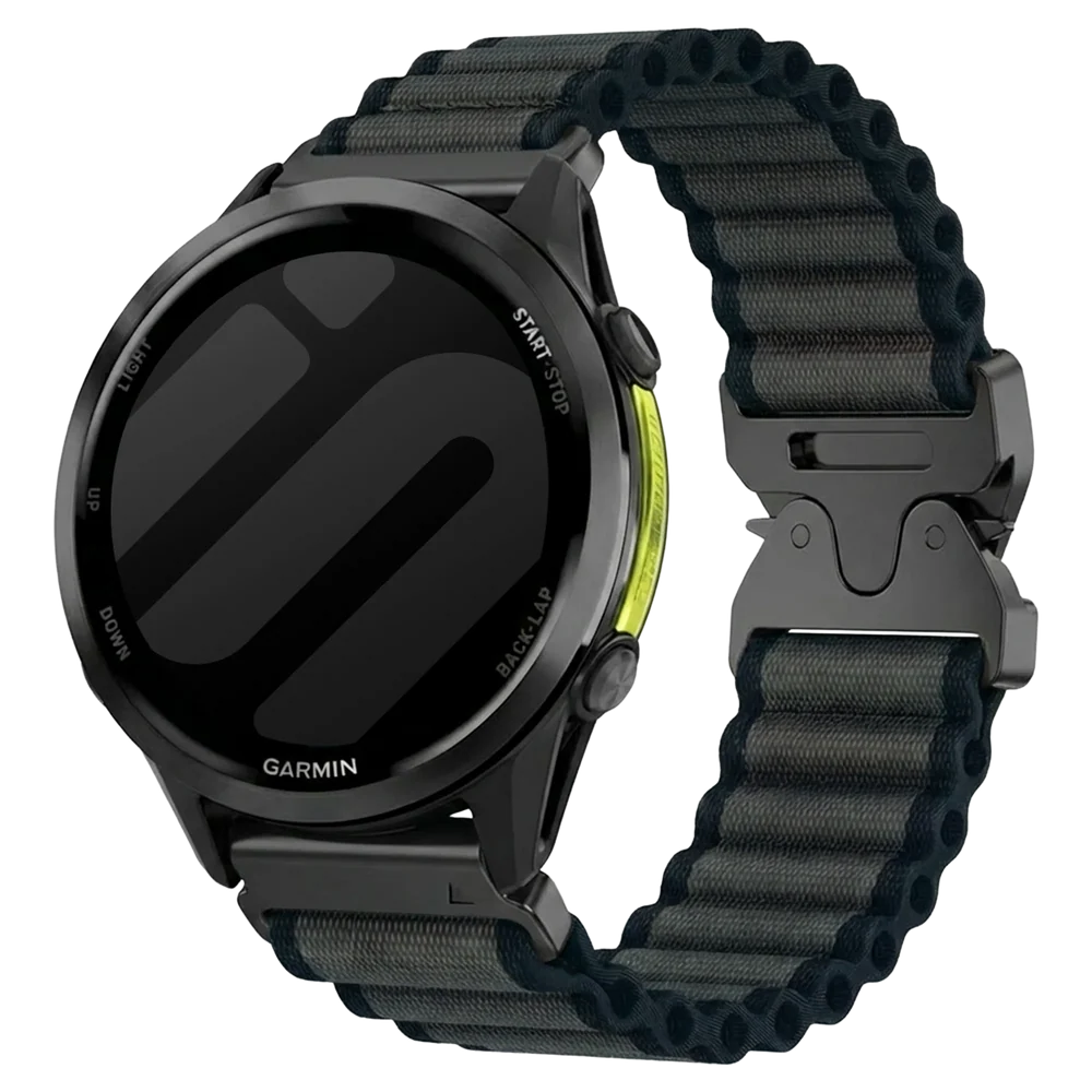 Garmin Enduro 4 outdoor nylon band met P-buckle (zwart)