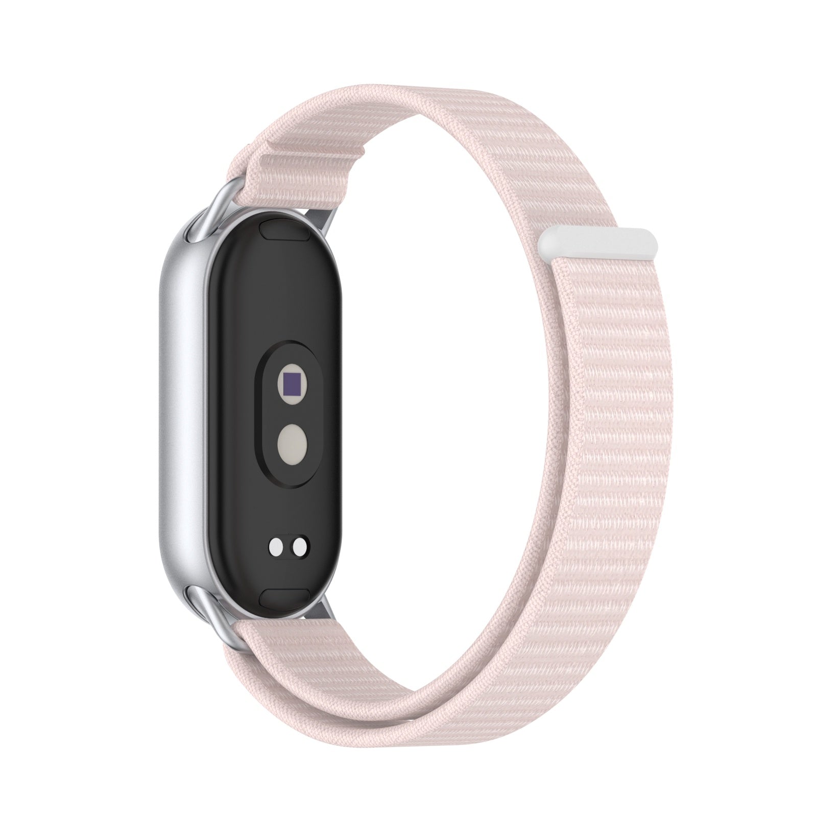 Xiaomi Smart Band 8 modern nylon band (lichtroze)