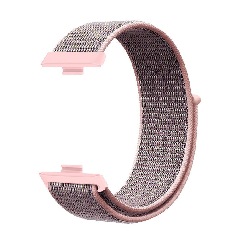 Huawei Watch Fit 4 Pro nylon classic bandje (pink sand)