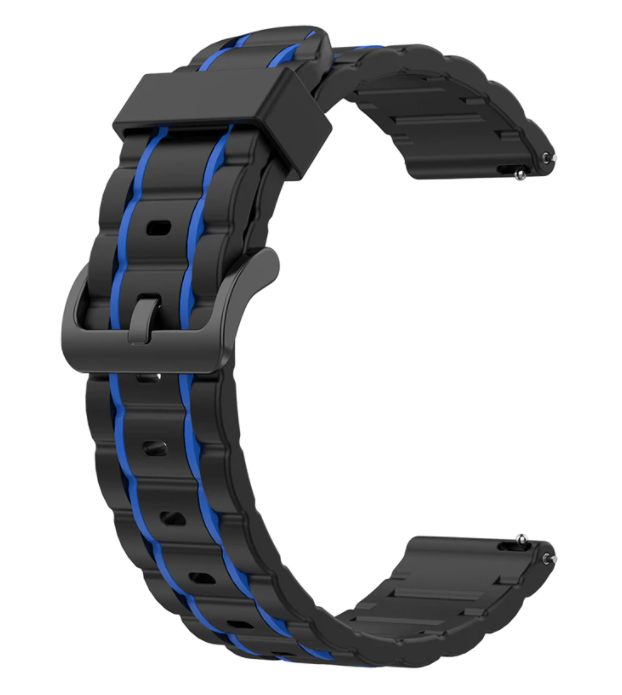 Coros Pace 3 sport gesp bandje (zwart/blauw)