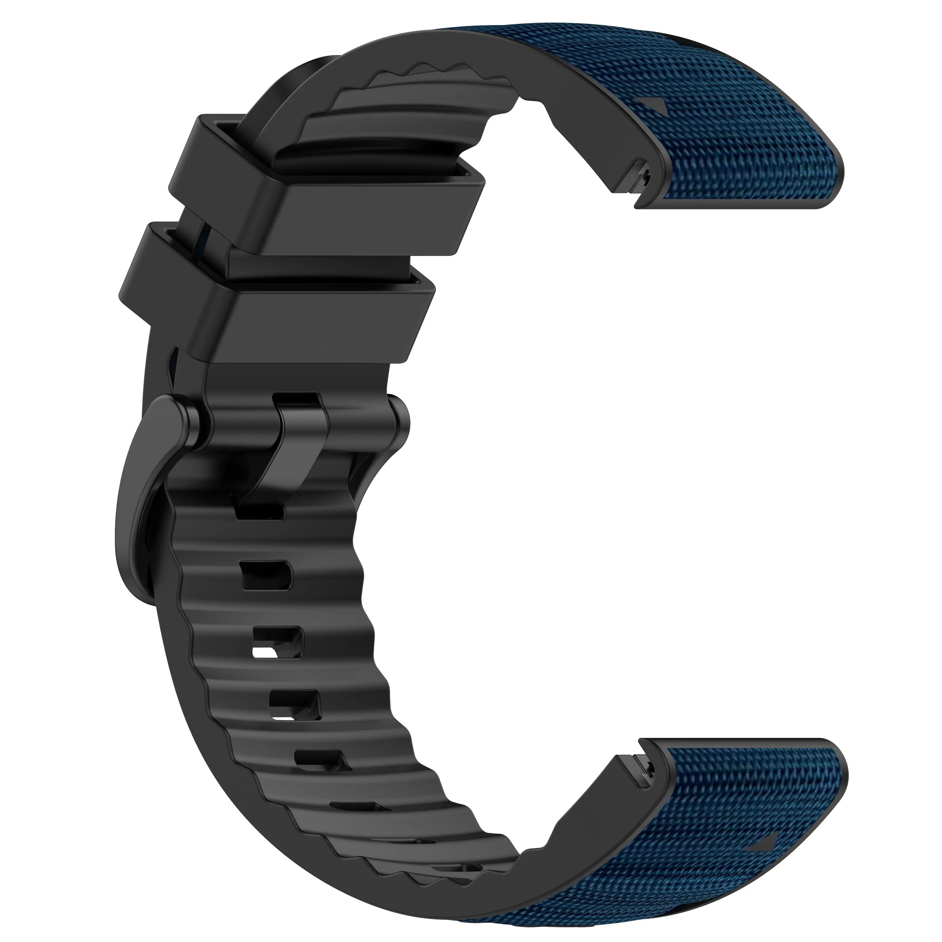 Amazfit T-Rex Ultra 2 Hybrid Nylon Strap (Dark Blue)