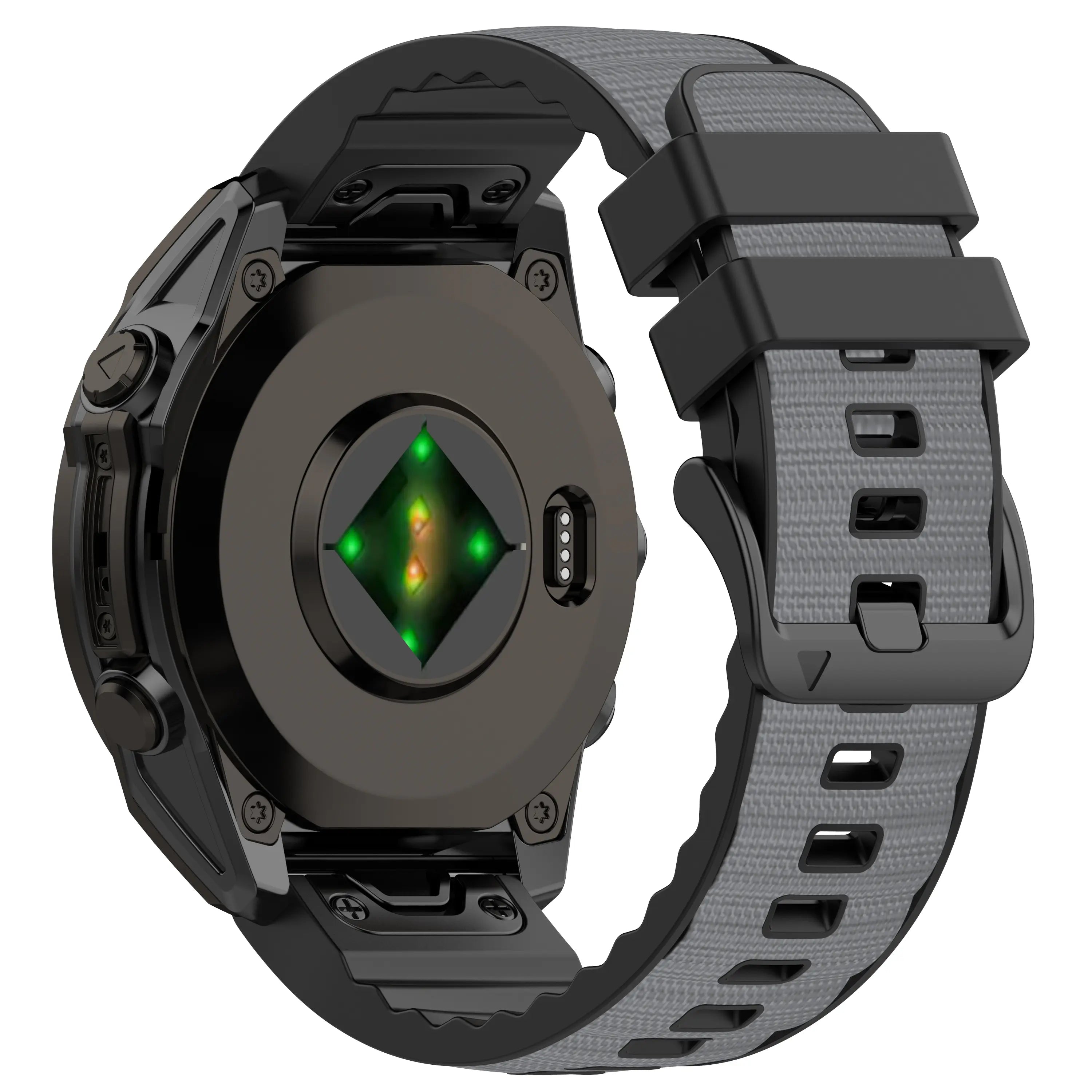 Amazfit T-Rex Ultra 2 Hybrid Nylon Strap (Light Grey)