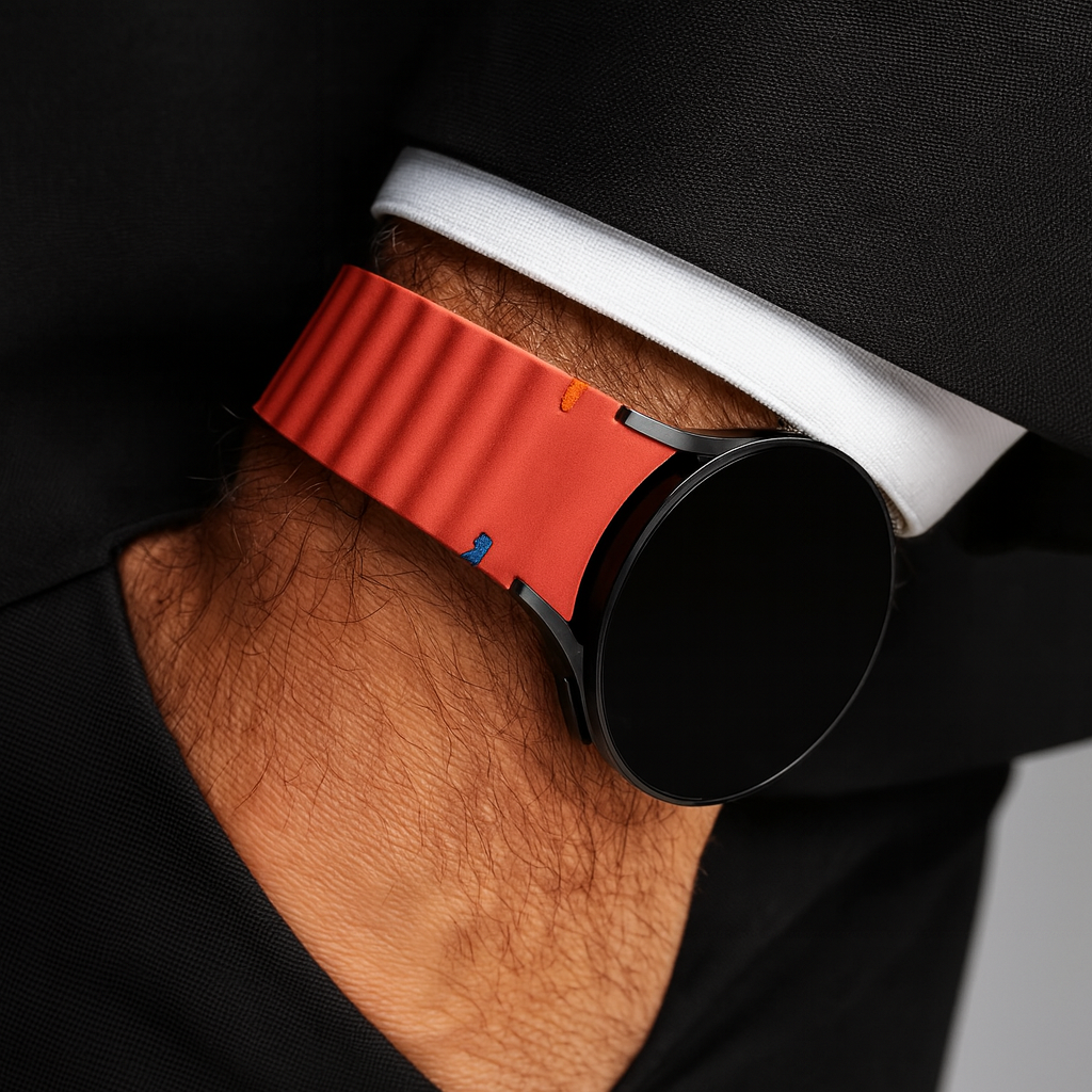 Samsung Galaxy Watch 5 Pro Wave Strap (Red)