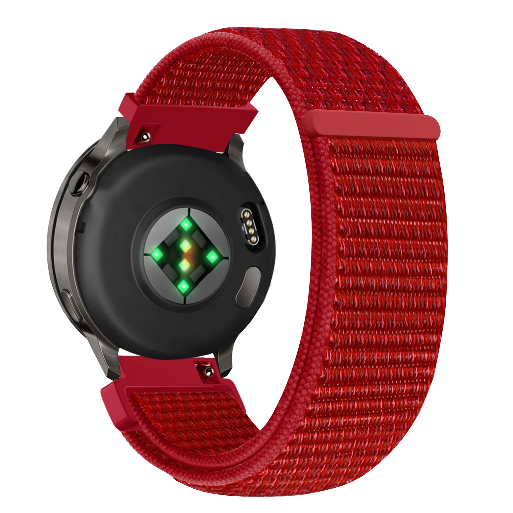 Bandz Garmin Forerunner 55 Nylon Loop Strap (Red)