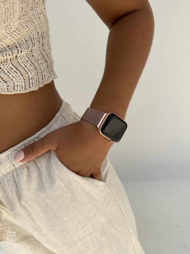 xoxo Wildhearts Apple Watch Milanese band (roségoud)