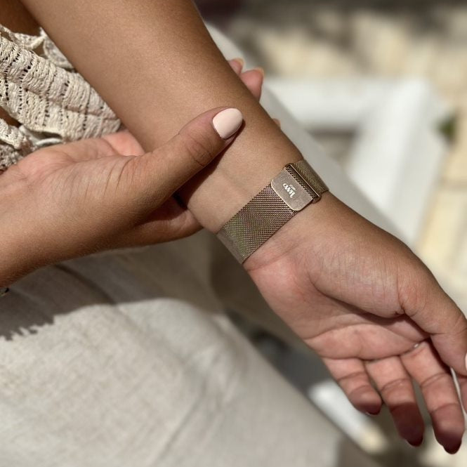 xoxo Wildhearts Apple Watch Milanese band (roségoud)