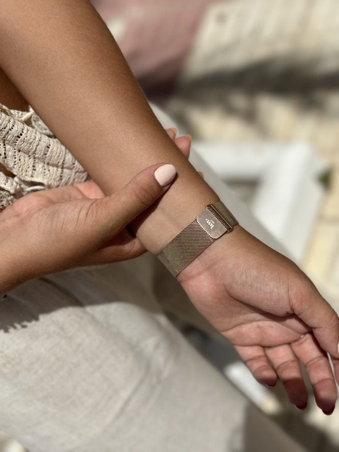 xoxo Wildhearts Apple Watch Milanese band (roségoud)