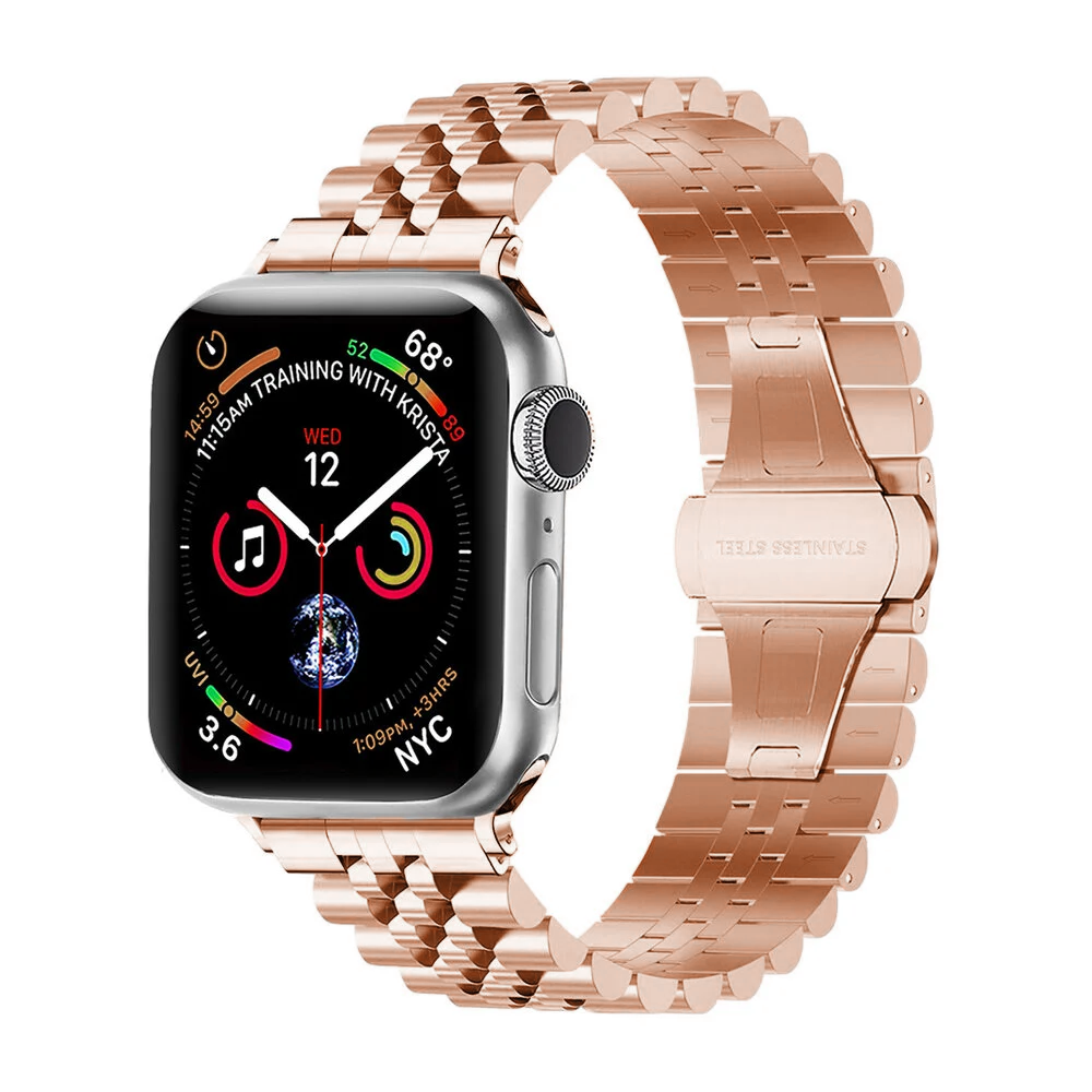 Apple Watch Jubilee stalen band (rosé goud)