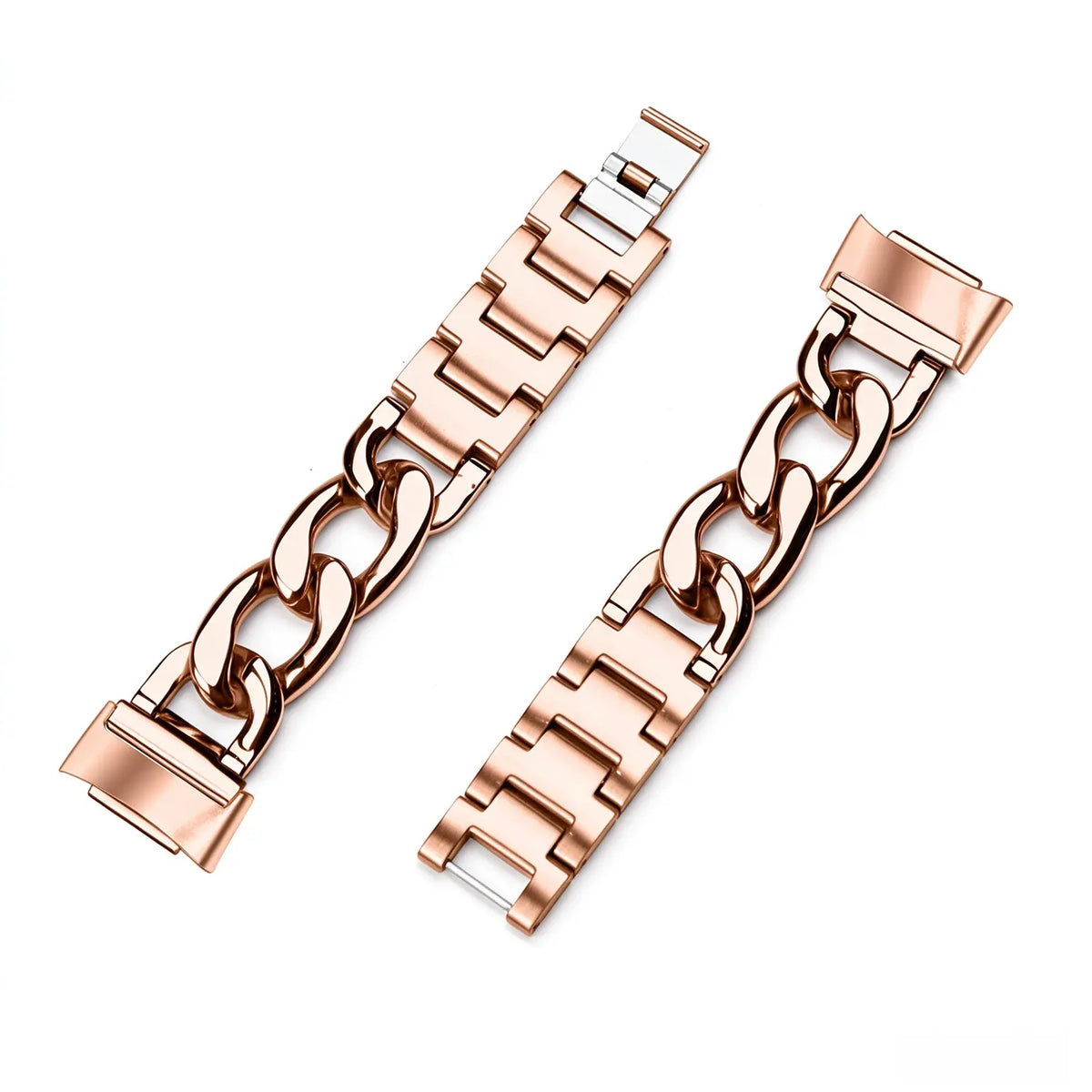 Fitbit Charge 6 steel chain band (roségoud)