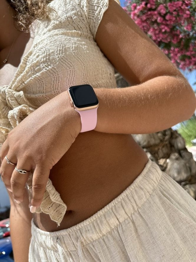 xoxo Wildhearts Apple Watch siliconen bandje (roze)