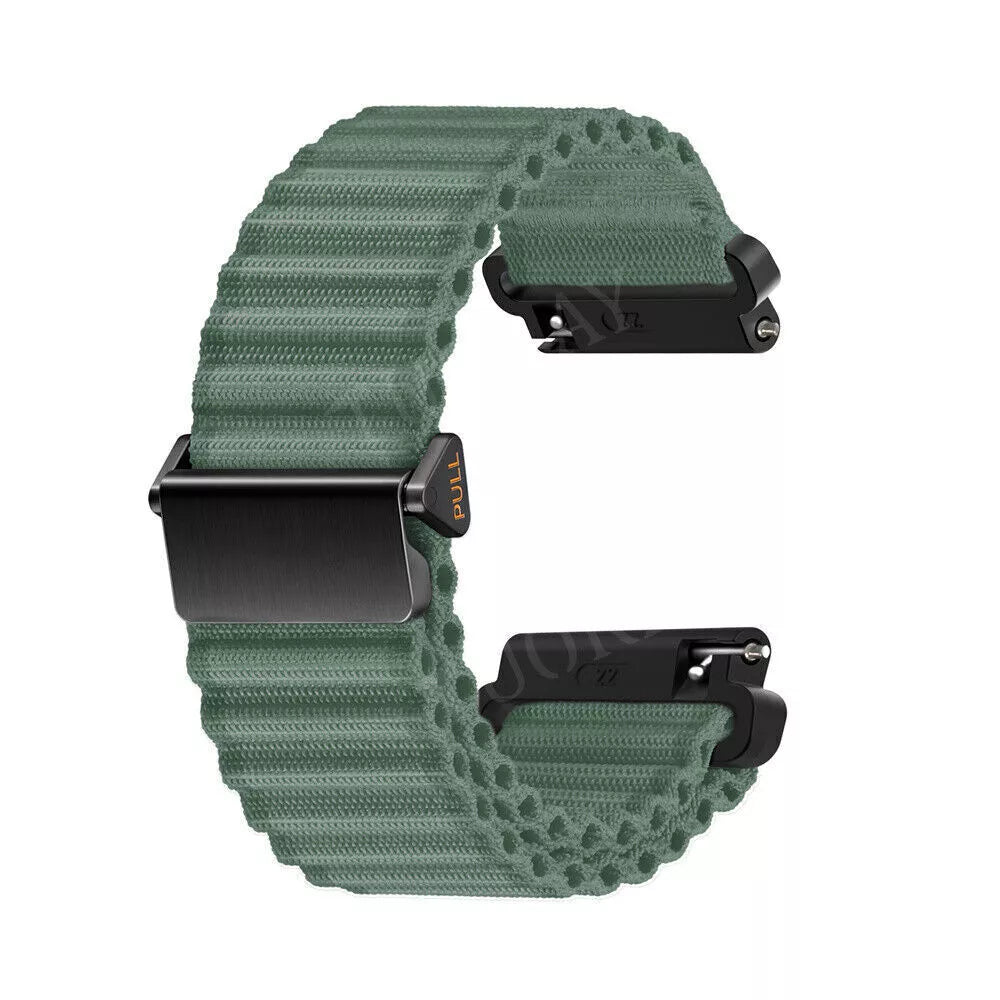 Amazfit Bip 6 outdoor nylon bandje (donkergroen)